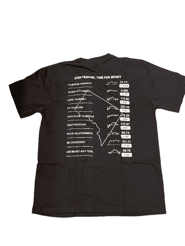 Billion Dollar Mindset Self-Investment Black T-Shirt