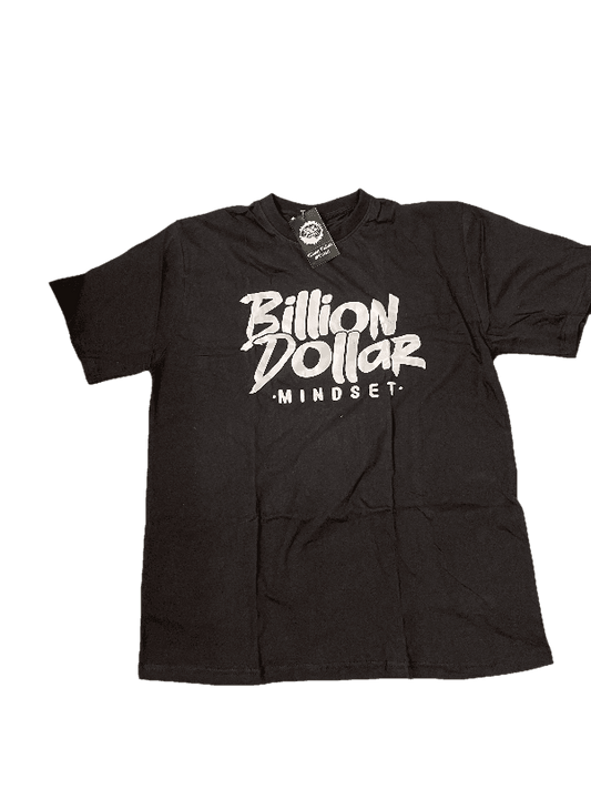 Billion Dollar Mindset Self-Investment Black T-Shirt