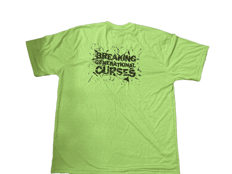 Breaking Generational Curses Short Sleeves Lime Green/Black T-Shirt